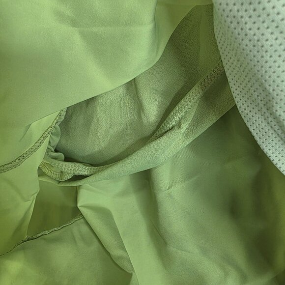 Womens Nike Air Neon Green Dri-Fit Running Shorts Lined Polyester Stretch Size M - Picture 4 of 11